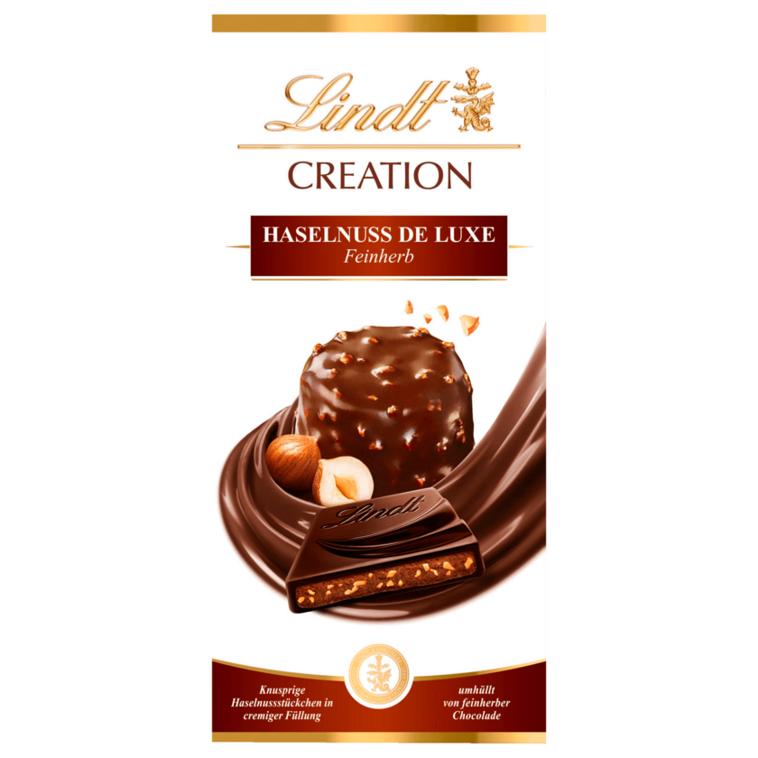 Lindt Creation Schokolade Haselnuss de Luxe feinherb 150g